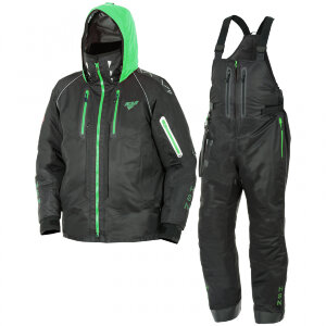 9923-0 Демисезонный костюм ХСН Discovery II черно/зеленый от 0С до -20С